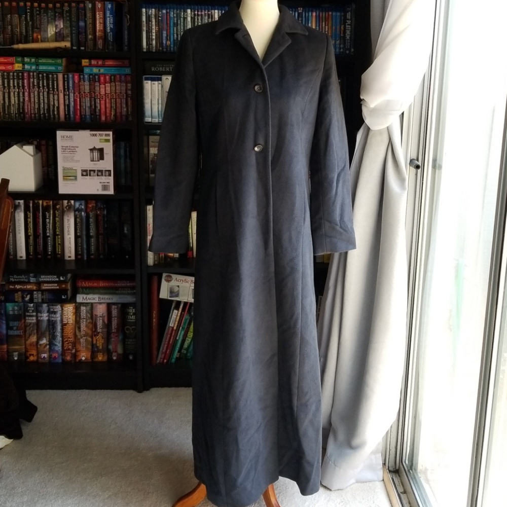 Vintage banana republic trench med grey